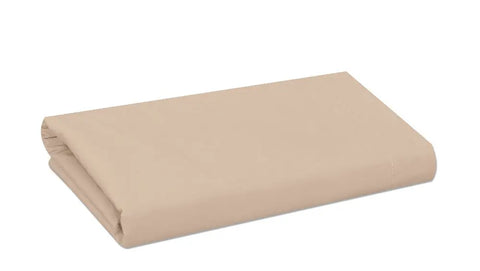 cotton flat sheet beige