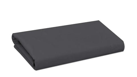 cotton flat sheet charcoal