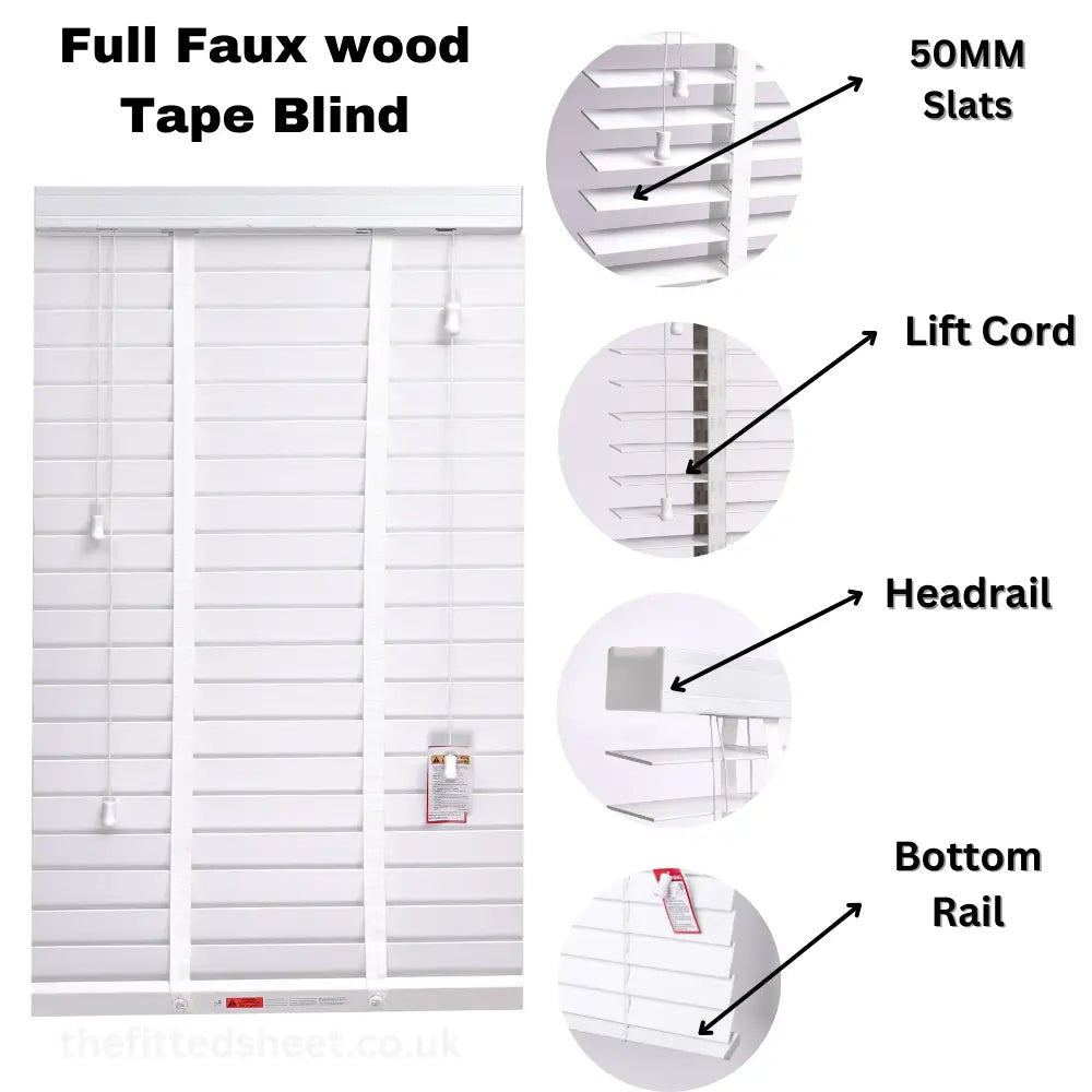 faux wooden blinds