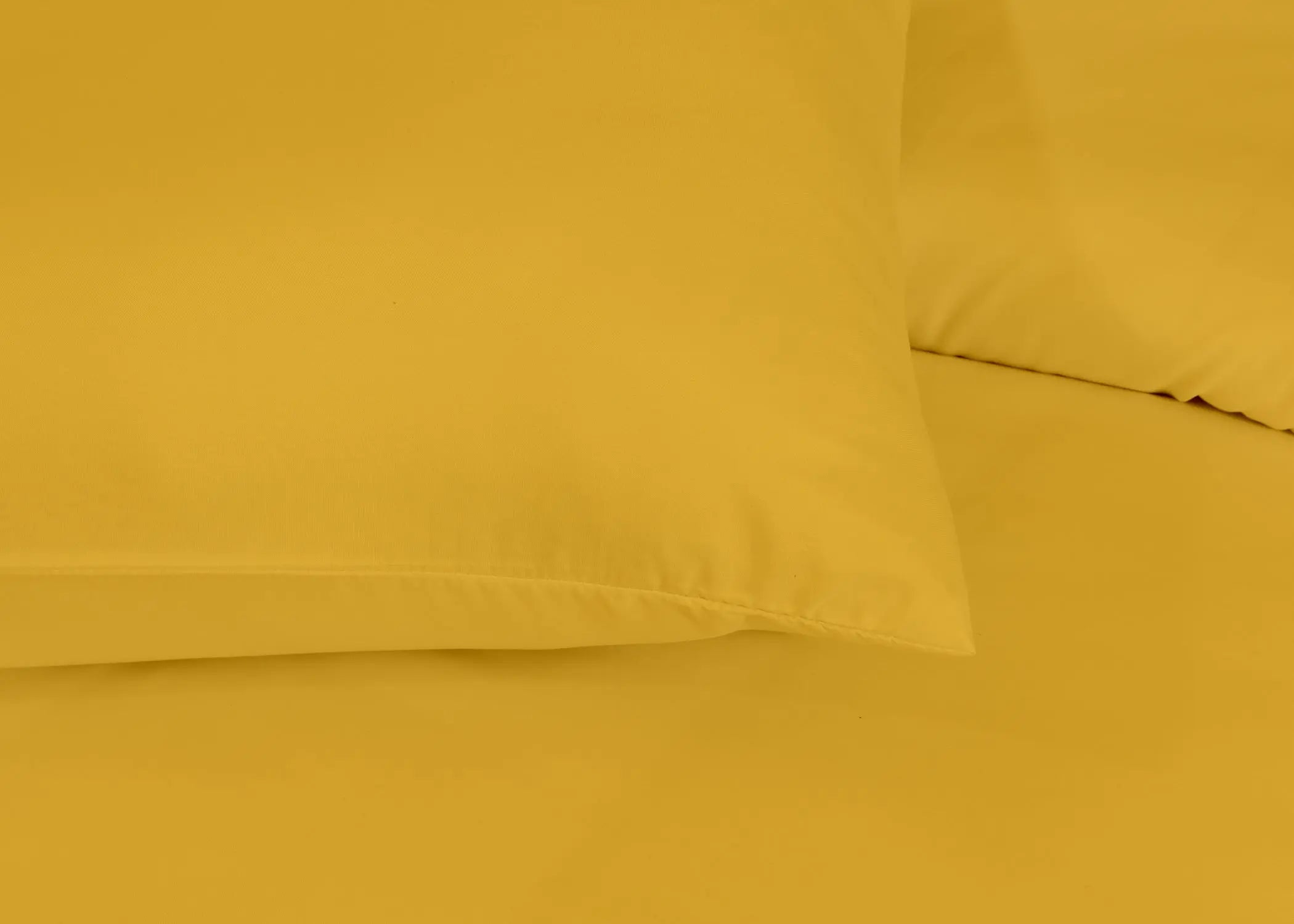 microfiber plain duvet cover set pillowcase ochre