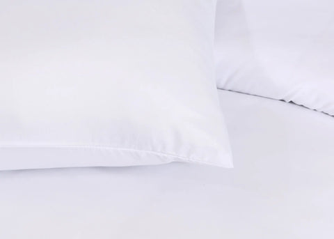 microfiber plain duvet cover pillowcase white