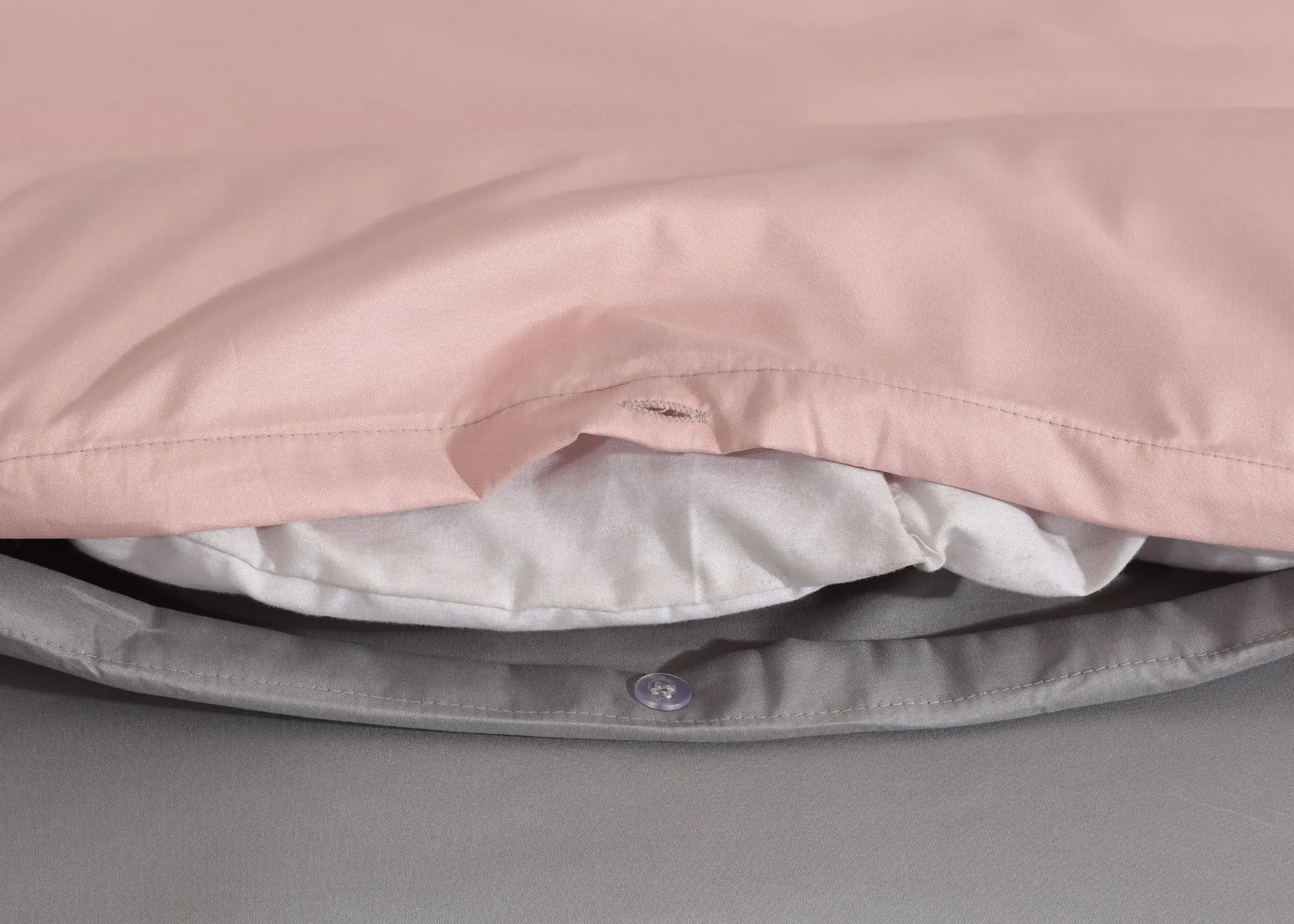 microfiber duvet set button closure