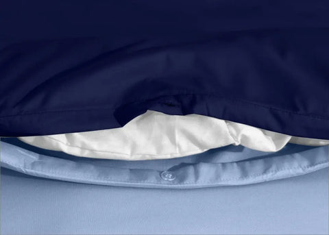 microfiber reversible duvet cover button closure