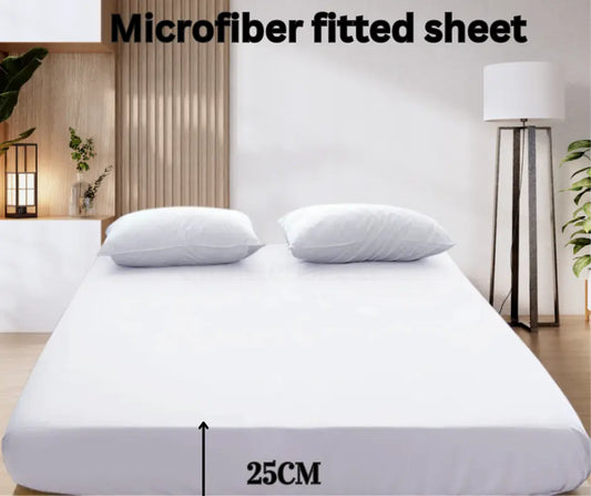 Microfiber fitted sheet 25cm