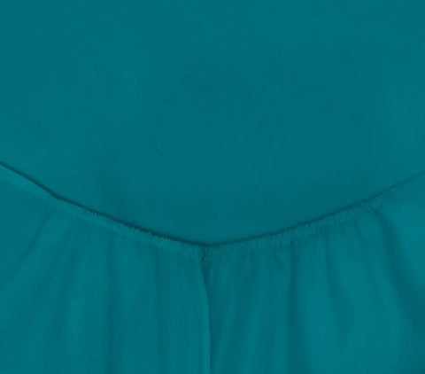 Extra Deep Fitted Sheet Polycotton Teal