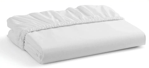 Fitted Sheet Polycotton Bed Sheets White