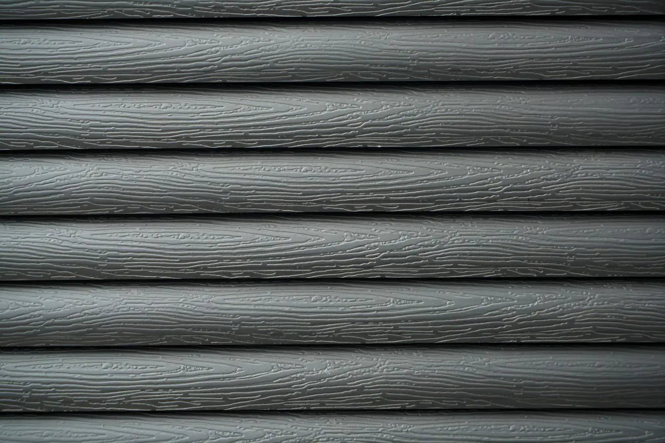 embossed blinds pvc grey