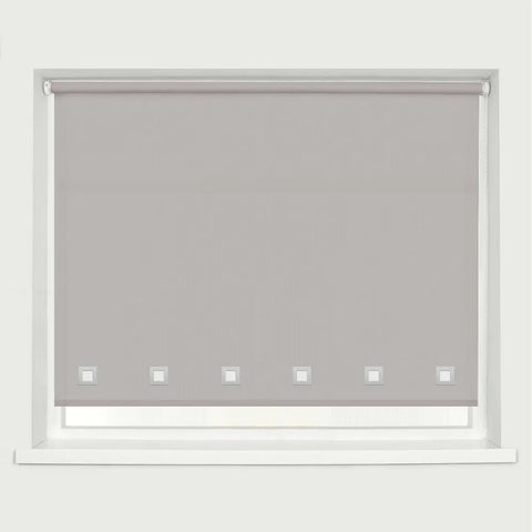 Wholesale Daylight Blinds Square Eyelet Roller Blind - Light Grey RoyalHomeFurnishing