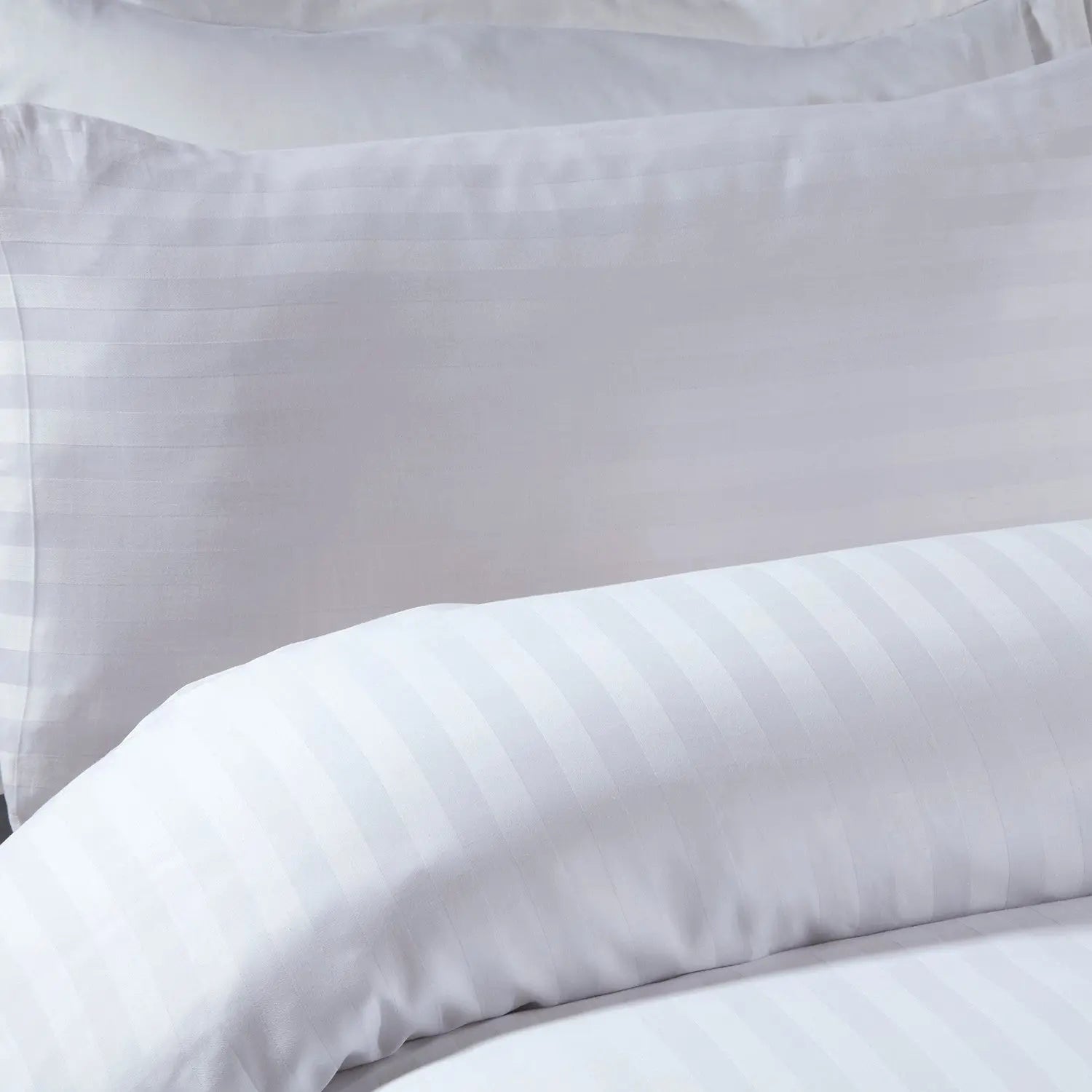 egyptian cotton satin stripe duvet cover