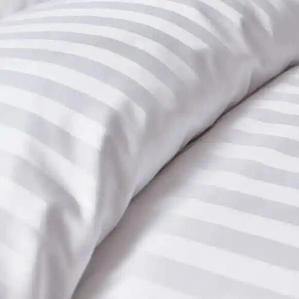 hotel quality satin stripe duvet