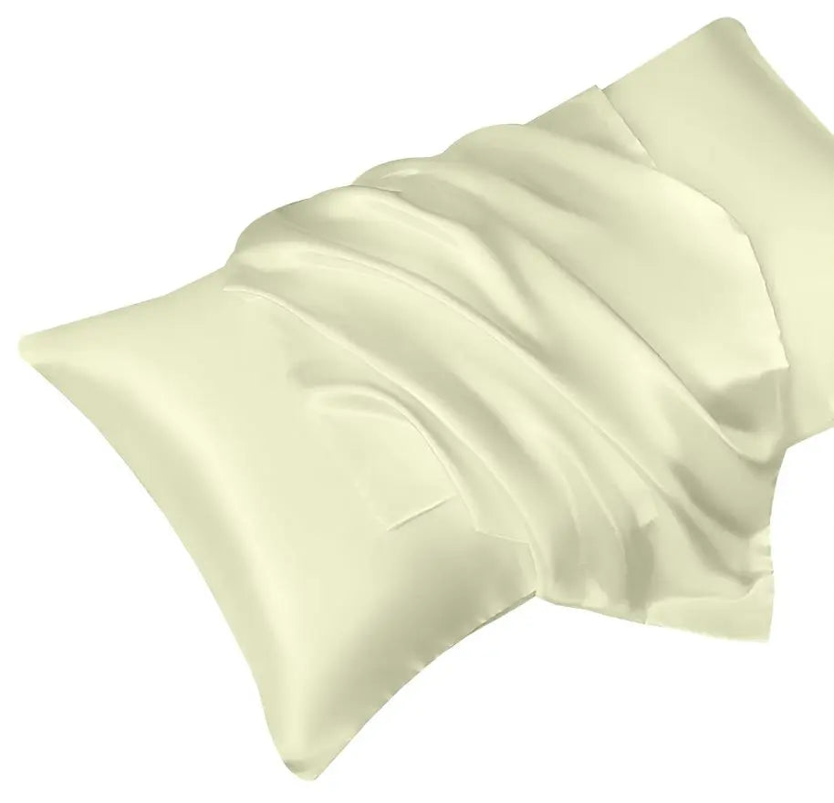 silk pillowcase cream