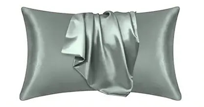 silk pillowcase silver