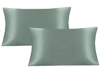 silk pillow case silver