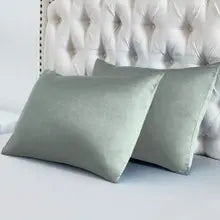 housewife pillowcase silver