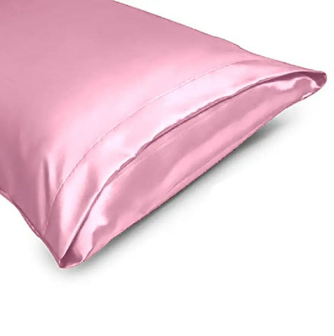 Satin silk pillowcase blush pink