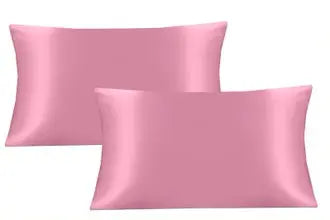 silk pillowcase for hair blush pink