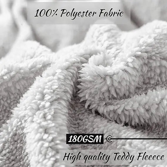 teddy fleece bed sheet