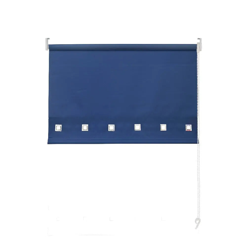 square eyelet blinds blue wholesale UK