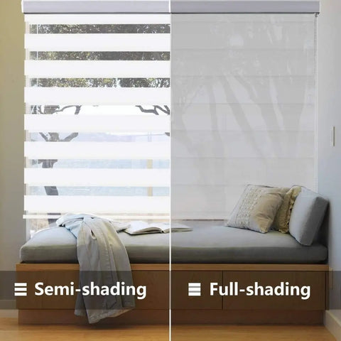 day and night blinds white