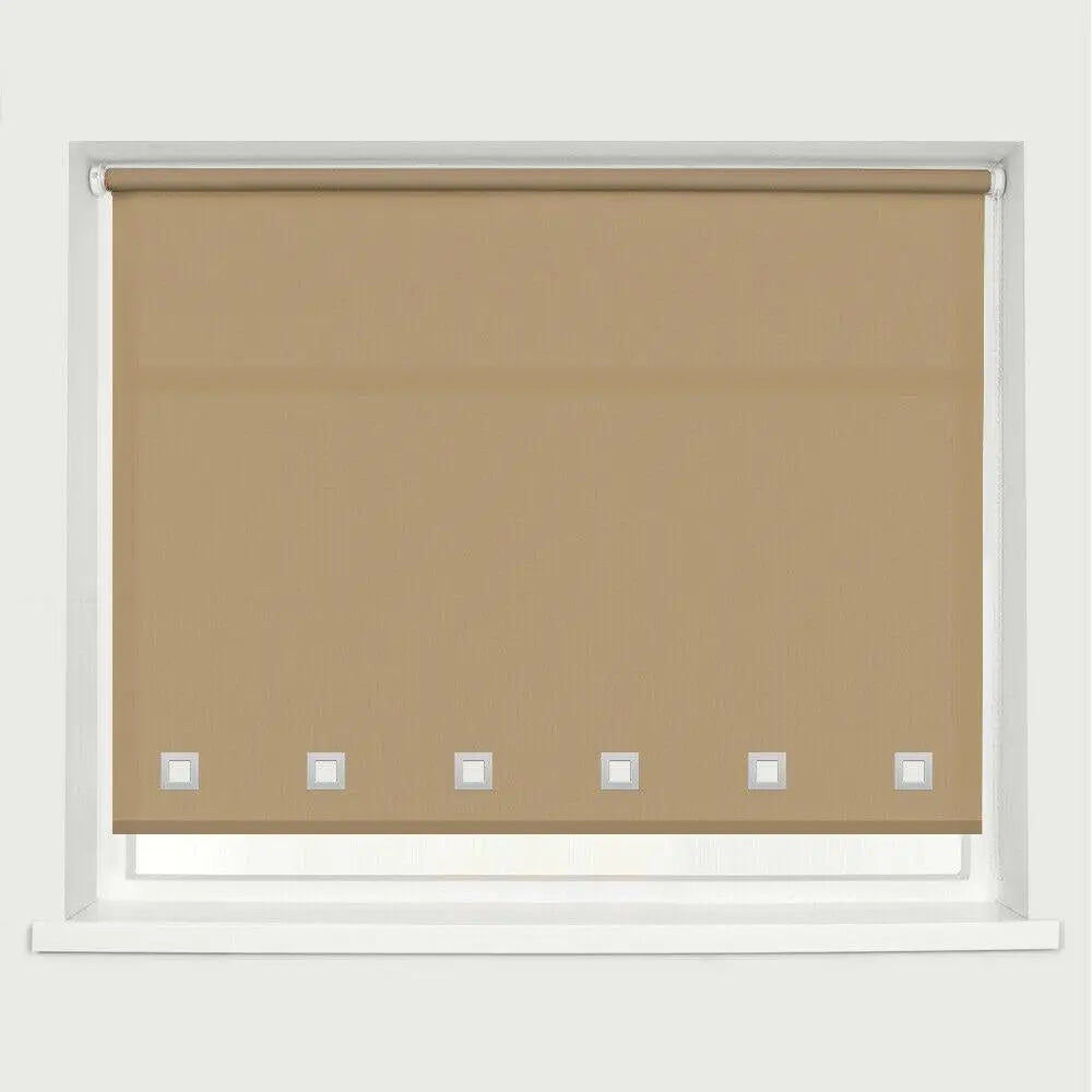 Wholesale Daylight Blinds Square Eyelet Roller Blind - Cappuccino RoyalHomeFurnishing