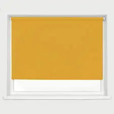 black out blinds Ochre