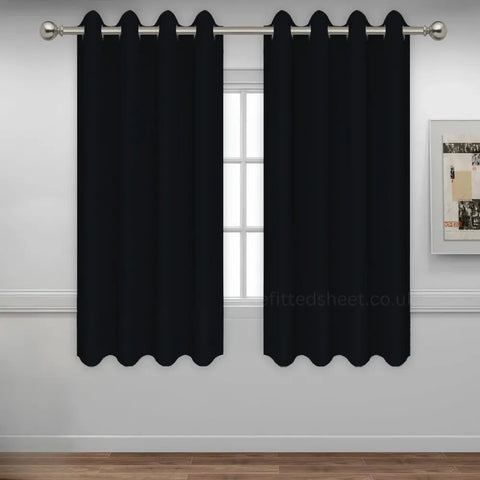 Blackout eyelet curtains