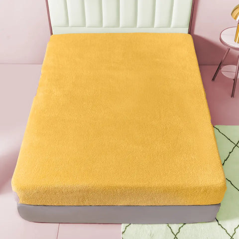 teddy fleece bed sheet