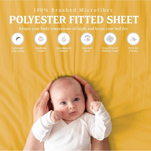 polyester fabric fitted sheets