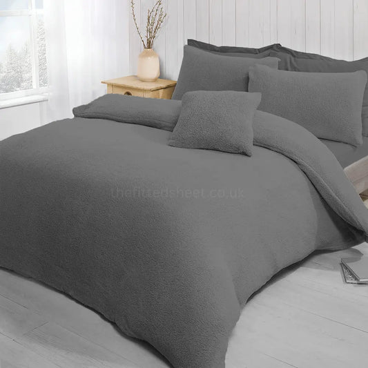 teddy fleece duvet sets