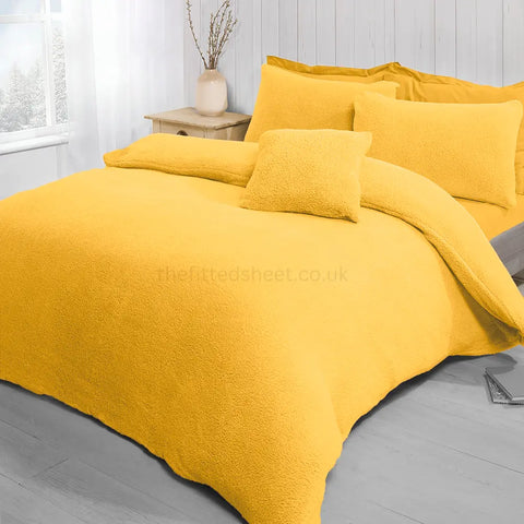 teddy fleece duvet sets