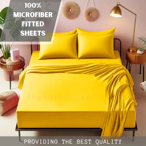 100% Microfiber fitted sheets 40cm