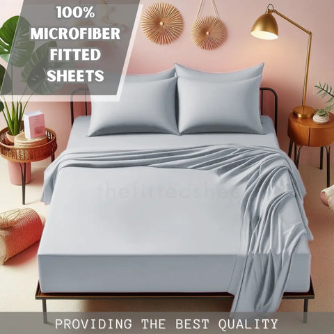 100% microfiber fitted sheets