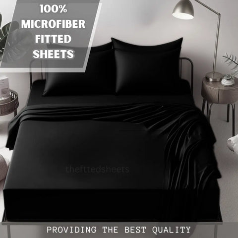 100% microfiber fitted sheets