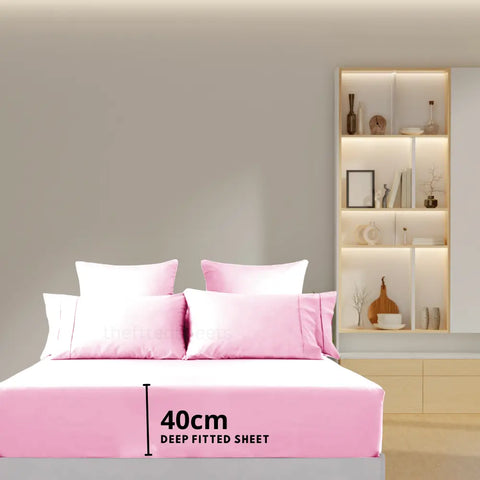 Microfiber fitted sheets 40cm