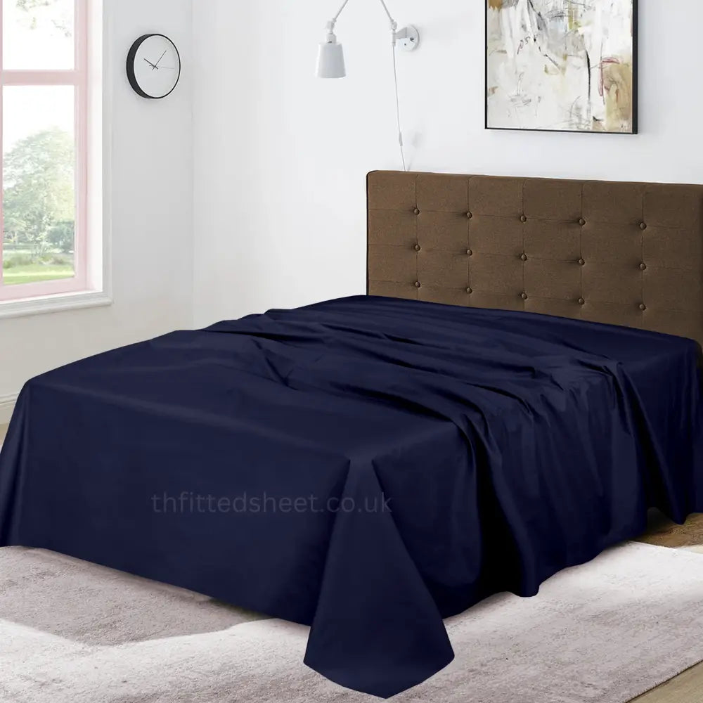 egyptian cotton double flat sheets